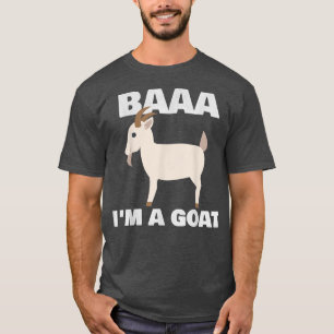 Baa ik ben een geit kostuum dier grappig halloween t-shirt