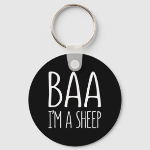 Baa Im A Sheep T-shirt Heren Dames Kinderen Schaap Sleutelhanger
