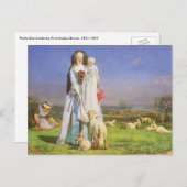  Baa-lammeren van Ford Madox Brown Briefkaart (Voorkant / Achterkant)