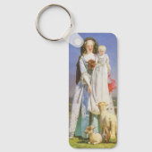  Baa-lammeren van Ford Madox Brown Sleutelhanger (Voorkant)
