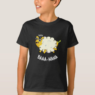 Baa-nana Grappige Banaan Schapen Woordspeling T-shirt