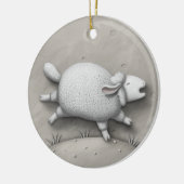 BAA Relief Schattige galopperen Keramisch Ornament (Links)