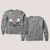 Baa-rilliant - Cute Cartoon Sheep Pair (Motif recto et verso)