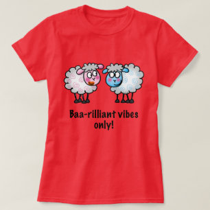 Baa-rilliant - Paar Malse Schapen T-shirt