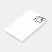 Baa-rilliant - Paar Schattige Tekenfilm Schapen Post-it® Notes (Schuin)