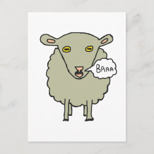 Baa Sheep Briefkaart