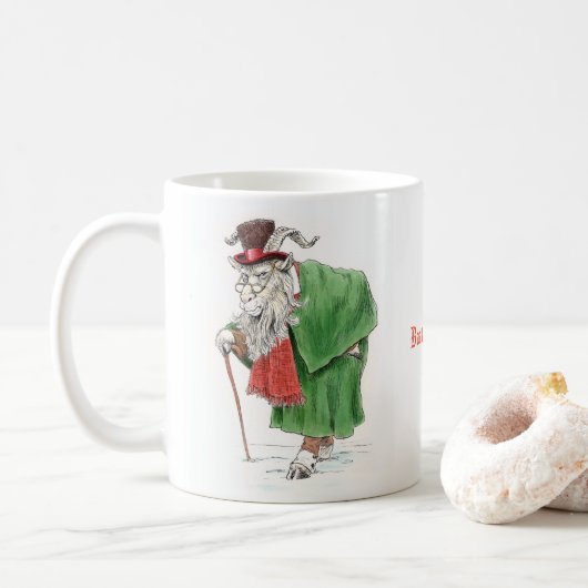 Baaa, fumiste ! Tasse de chèvre de grippe-sou (Avec donut)
