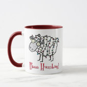 Baaa Humbug Christmas Mug (Gauche)