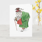Baaa, Humbug! Ebeneezer Scrooge Geit Kaart (Gele Bloem)