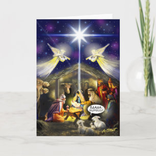 BAAA HUMBUG! - FEESTDAGEN KAART