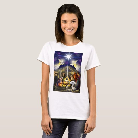 BAAA HUMBUG! - T-SHIRT (Voorkant volledig)