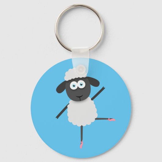 Baaa llerina sleutelhanger (Voorkant)