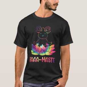 Baaa-Maste Veehouderij Kudde Yoga Mediteren Boerde T-shirt