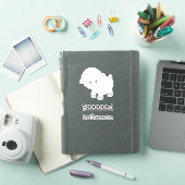 Baaaad Invloed Gepersonaliseerde Schattigee Lamssc Sticker (iPad Cover)