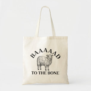 Baaad naar de bot tote bag