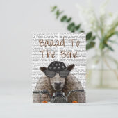 Baaad naar de botte briefkaart (Staand voorkant)