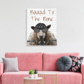 Baaad naar de botte canvas afdruk (Insitu (Woonkamer))