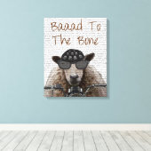 Baaad naar de botte canvas afdruk (Insitu (Houten vloer))