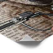 Baaad naar de botte poster (Hoek)