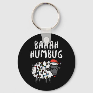 Baaah Humbug Schaap Xmas Lights Fun Anti Kerst Sleutelhanger