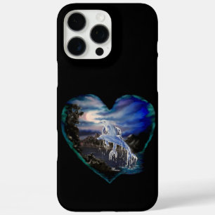Baai bij nacht, Dolphin Love iPhone 16 Pro Max Hoesje