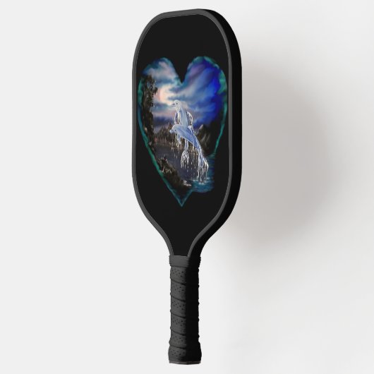 Baai bij nacht, Dolphin Love Pickleball Paddle (Links)