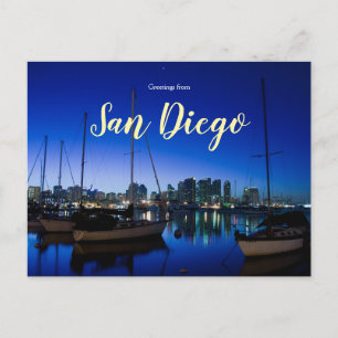 Baai Californië Groeten vanuit San Diego ansichtka Briefkaart