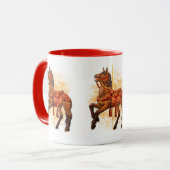 Baai Carousel Paard Mok (Voorkant links)