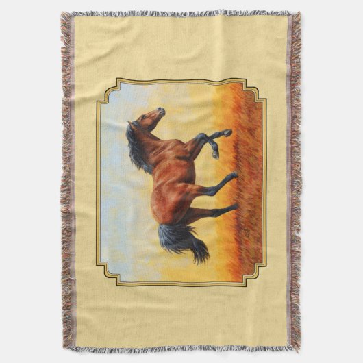 Baai met paardengeel deken (Voorkant Verticaal)