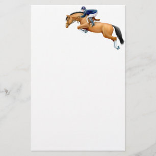 Baai Show Jumper Horse Stationery Briefpapier