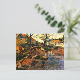 Baai tegenover de haven van Pont-Aven, Briefkaart