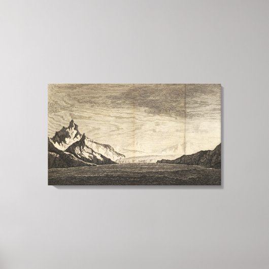 Baai van eigendom, Zuid-Georgië Canvas Afdruk (Voorkant)