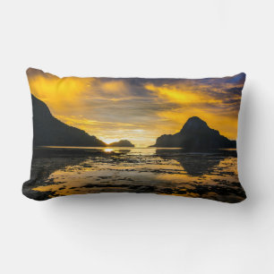 Baai Van El Nido Zonsondergang Kussen