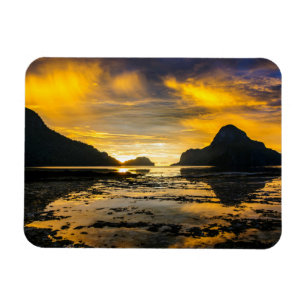 Baai van El Nido Zonsondergang Magneet
