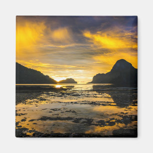 Baai van El Nido Zonsondergang Magneet