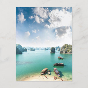 Baai van Ha Long Vietnam Briefkaart