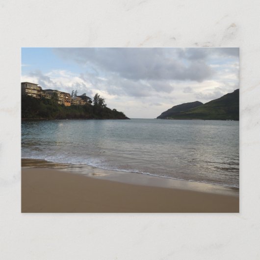Baai van Kalapaki in Kauai, Hawaï Briefkaart (Voorkant)