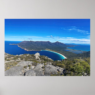 Baai van wijnglas poster