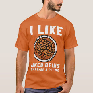 Baakbonen in blik en vegetarische vegetatie 2005 t-shirt