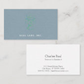 Baal (letterpersstijl, twee kleuren) visitekaartje (Voorkant / Achterkant)