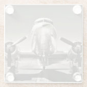  baan glazen onderzetter (Achterkant)