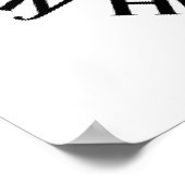 Baanbrekende hindernisbaan poster (Hoek)