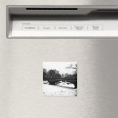 Baanbrug Winter Central Park NYC Magneet (Insitu (Vaatwasser))