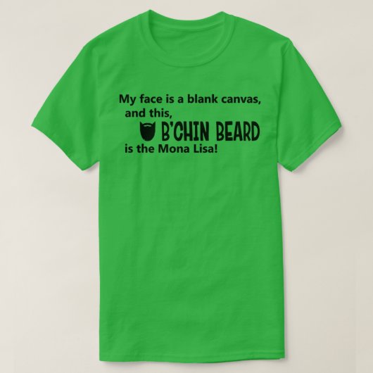 baard8 t-shirt (Design voorkant)