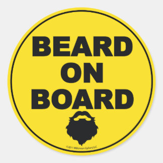 Baard aan boord Sticker
