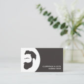 Baard Logo, Mannen Visitekaartje (Staand voorkant)