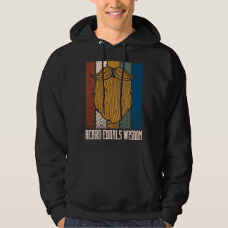 Baard Staat Gelijk Aan Wijsheid Motiverende Spreuk Hoodie