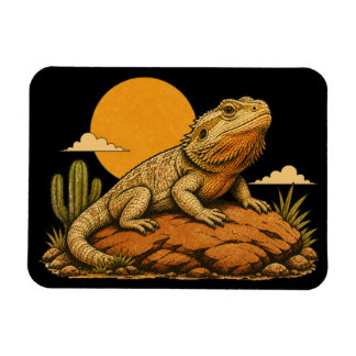 Baardagaam Hagedis Reptiel Magneet