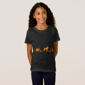 Baardehond Halloween T-shirt (Voorkant volledig)