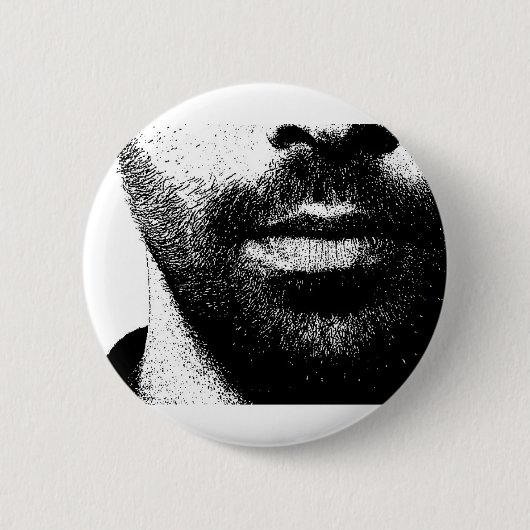 baarden ronde button 5,7 cm (Voorkant)